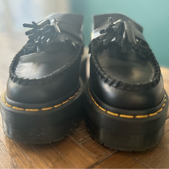 Dr. Martens ADRIAN LEATHER PLATFORM TASSEL LOAFERS - Picture 6 of 14